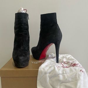 Christian Louboutin Bianca Booty 120 Veau Velours